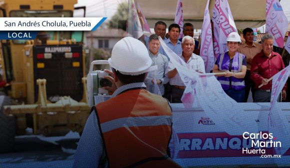 Lupita Cuautle impulsa la mejora de infraestructura en San Andrés Cholula