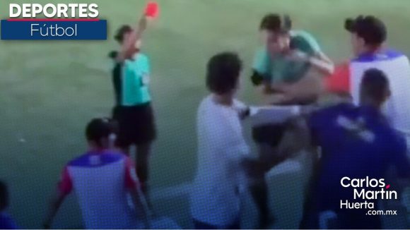 ¡Insólito! Futbolista colombiano agrede a árbitra Vanessa Ceballos tras ser expulsado del partido