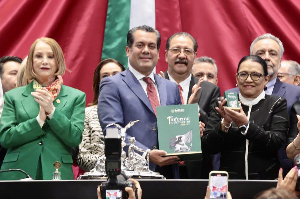 Rosa Icela Rodríguez entrega el Primer Informe de Gobierno de Claudia Sheinbaum a la Cámara de Diputados 1 primer informe