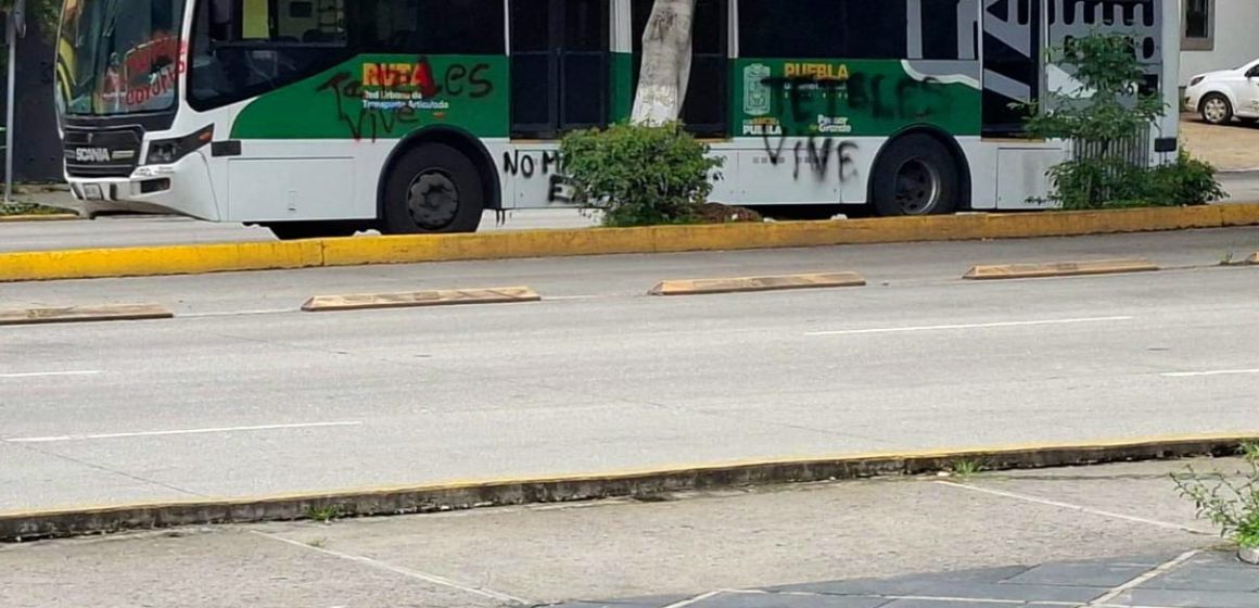 Sistema RUTA: Vandalismo en línea 3 afecta movilidad en Puebla