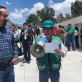 Diputados y trabajadores del Congreso de Puebla participan con éxito en el Simulacro Nacional 2025