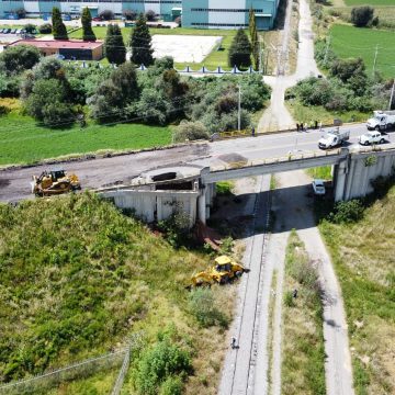 En tiempo récord, Gobierno Estatal concluirá reparación de socavón en carretera al aeropuerto