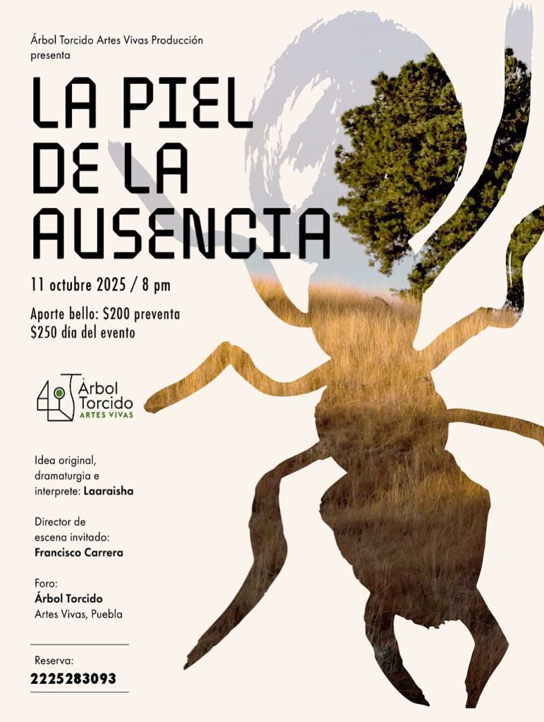 "La piel de la ausencia" llega a Puebla con un espectáculo sensorial