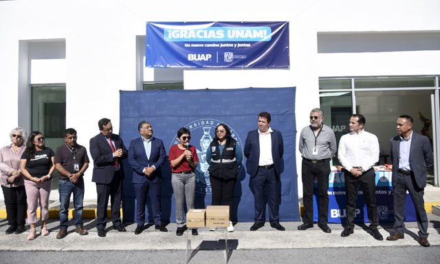 Recibe BUAP 60 toneladas de víveres por parte de la UNAM para damnificados de la Sierra Norte 1 A DonativoUNAM 1 1