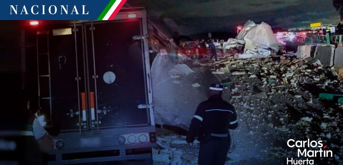 Fuerte accidente causa caos en la autopista México-Puebla