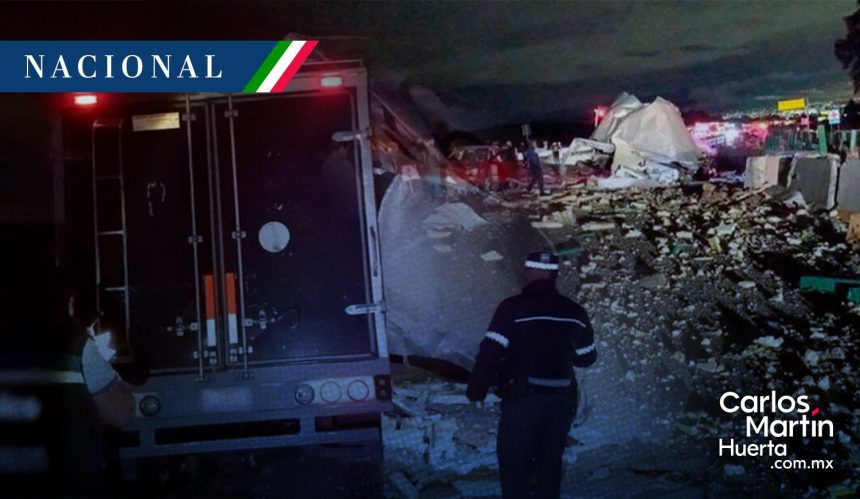 Fuerte accidente causa caos en la autopista México-Puebla