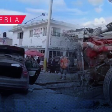 Accidente en la carretera Tepeaca-Tecali provoca daños materiales y tráfico intenso
