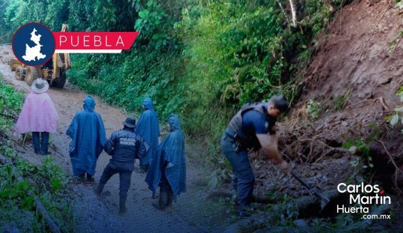 Temporal de lluvias ha generado afectaciones en municipios de Puebla