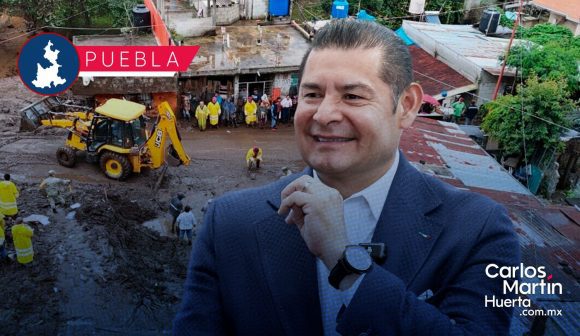 Puebla logra conectividad casi en 100% en la Sierra Norte tras lluvias: Armenta