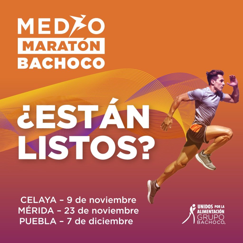 Anuncian el Medio Maratón Bachoco 2025 con causa social