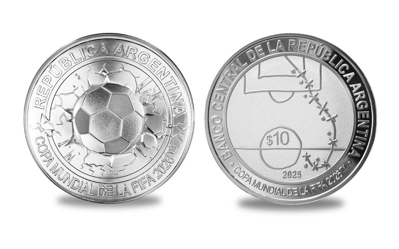 Argentina presenta moneda conmemorativa del Mundial 2026 con tributo a Maradona 1 Argentina presenta moneda conmemorativa del Mundial 2026 con tributo a Maradona