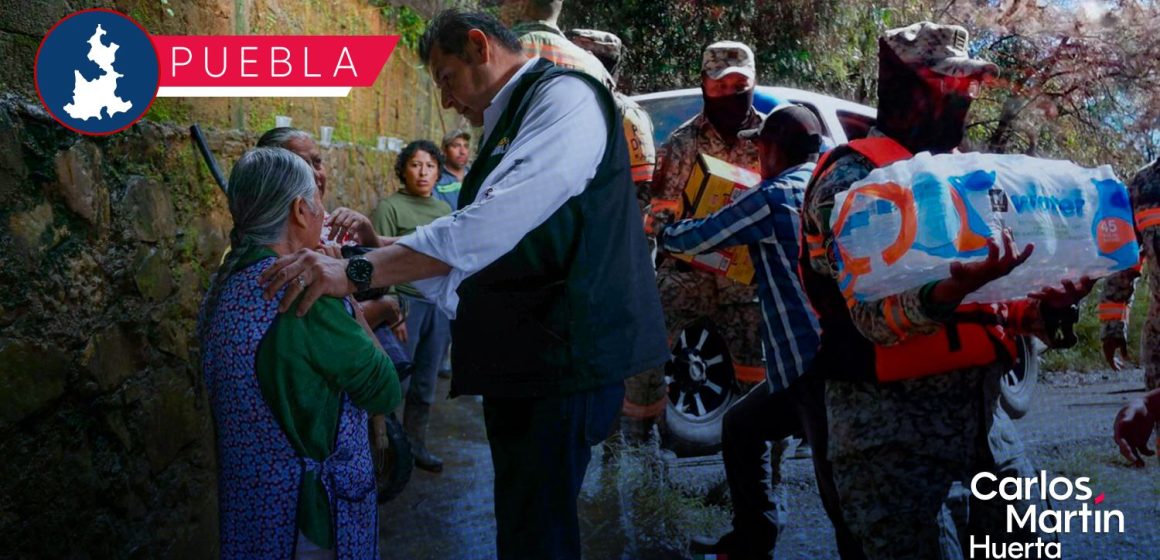 Armenta damnificados Damnificados de la Sierra Norte son atendidos con puntualidad y cercanía: Armenta