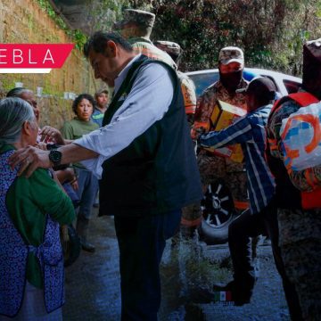 Armenta damnificados Damnificados de la Sierra Norte son atendidos con puntualidad y cercanía: Armenta