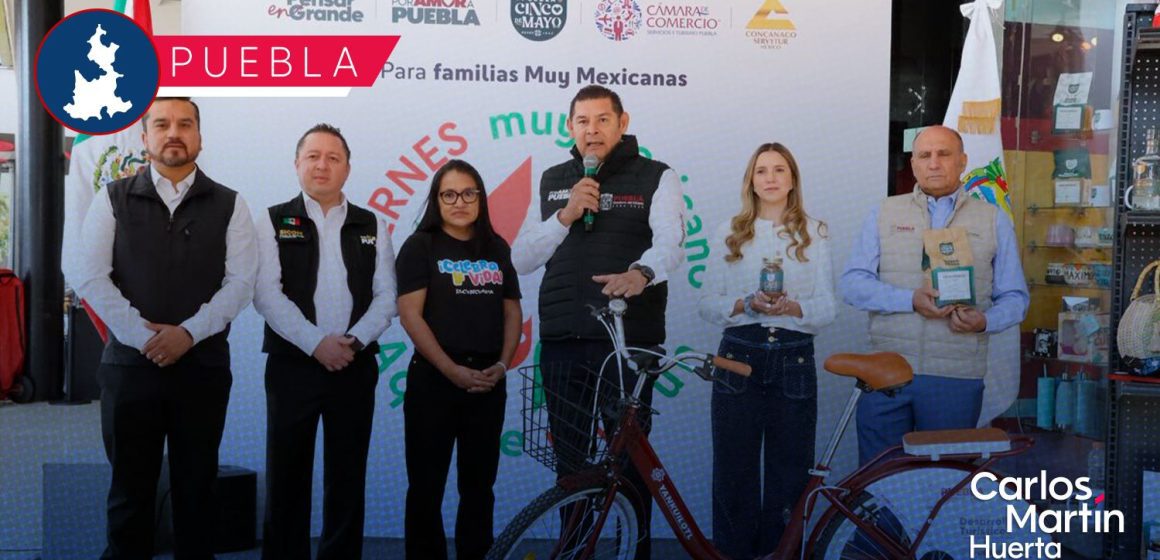 Armenta presenta bicicletas eléctricas y 500 kilómetros de ciclovías para transformar la movilidad en Puebla