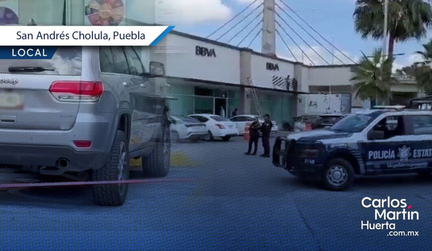 Asaltan a cuentahabiente en Plaza Pabellón; le quitaron maletín con efectivo