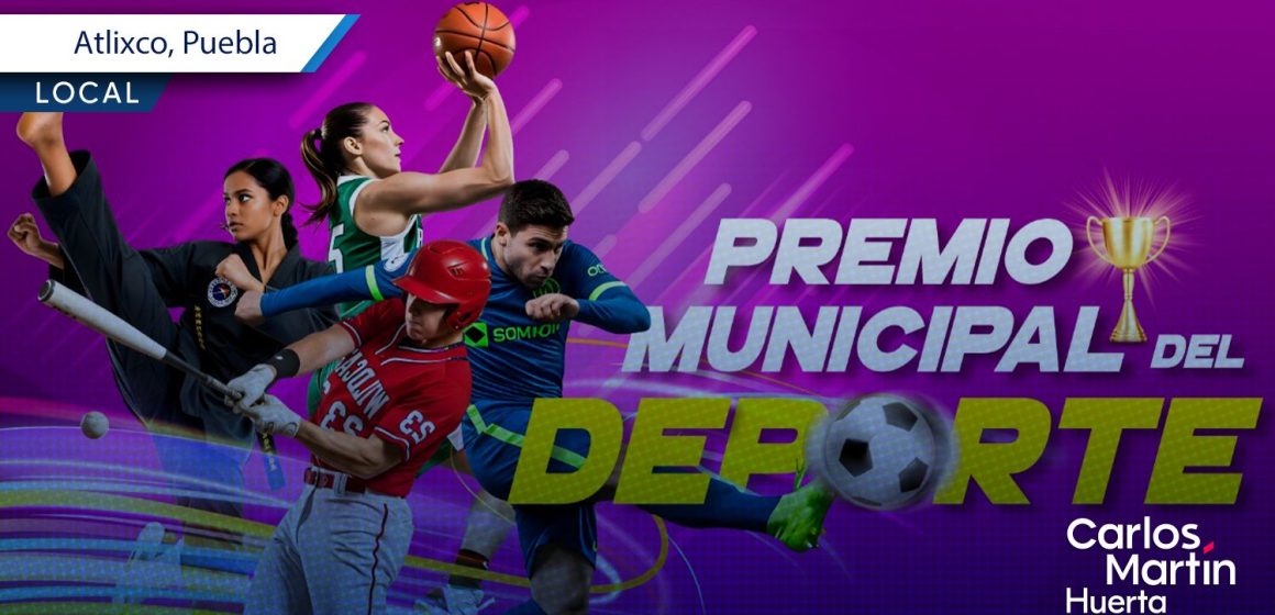 Atlixco convoca al Premio Municipal del Deporte 2025