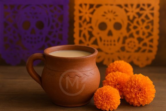 Atole de Cempasúchil; sabor ancestral para Día de Muertos