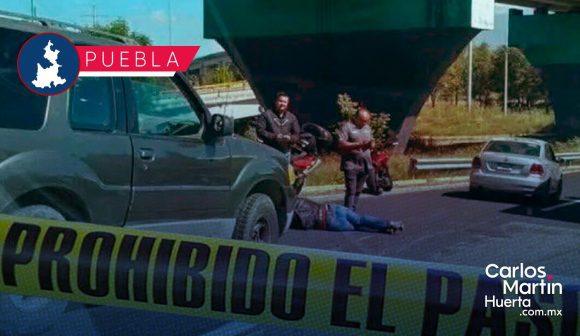 Atropellan a hombre en la carretera federal Puebla-Tehuacán; se encuentra grave