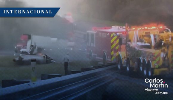 Avioneta se estrella en carretera de Massachusetts; hay dos muertos