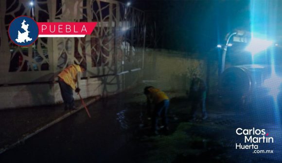 Ayuntamiento y Agua de Puebla implementan medidas tras intensas lluvias