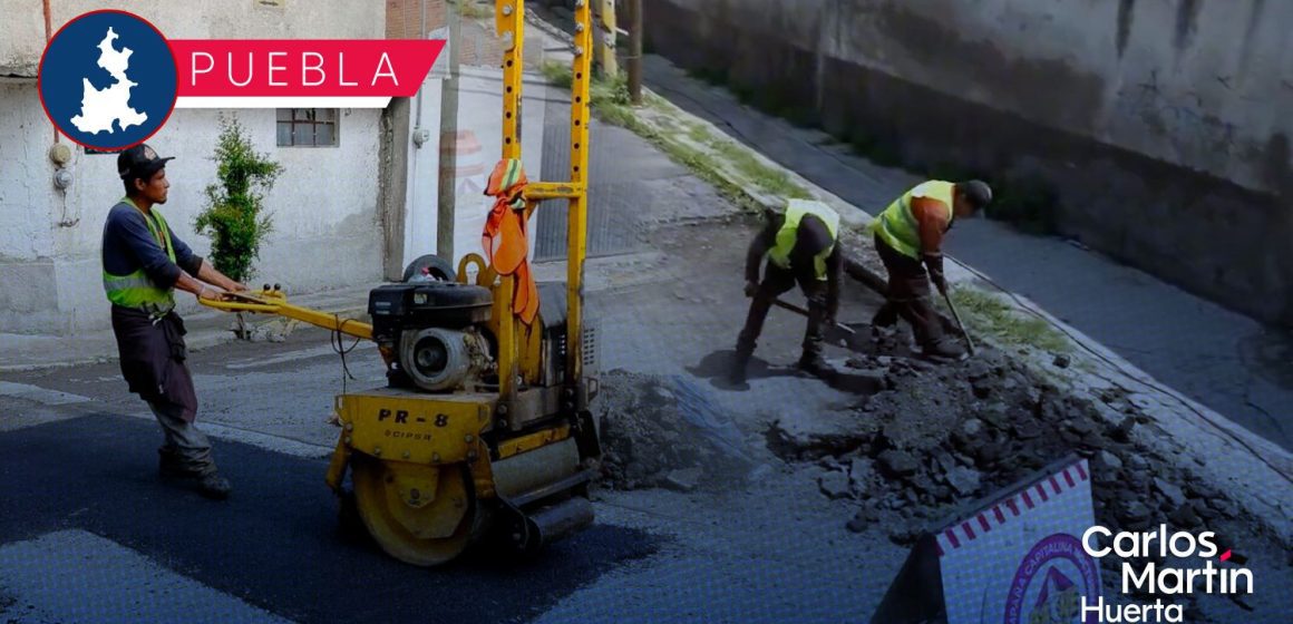 Bacheando Puebla: Este 13 de octubre intensifican trabajos de reparación en calles críticas de la ciudad