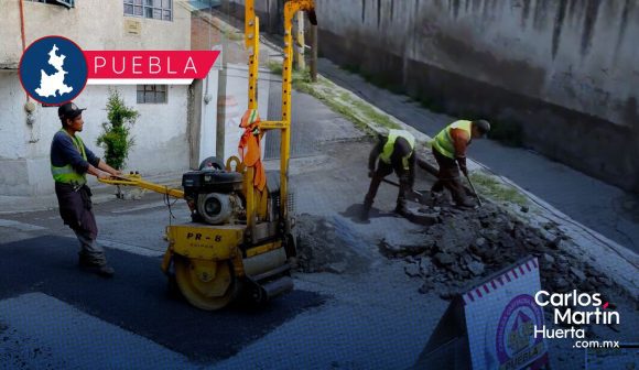 Bacheando Puebla: Este 13 de octubre intensifican trabajos de reparación en calles críticas de la ciudad