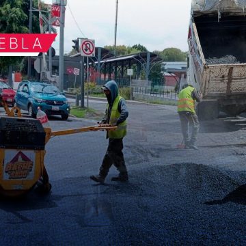Campaña Bacheando Puebla continúa el 6 de octubre de 2025 con trabajos en 17 vialidades