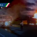 Zacatecas registró bloqueos carreteros y quema de vehículos