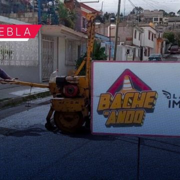 Campaña Bacheando Puebla: Trabajo intensivo en calles de la capital este 9 de octubre