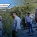 Captan en video a edil de Tepexi en el lugar del accidente donde fallecieron tres personas