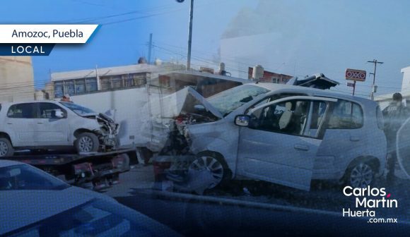 Conductor muere tras choque en la federal Puebla-Tehuacán