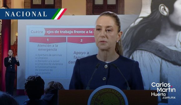 Sheinbaum presenta cuatro ejes de respuesta a la emergencia por lluvias