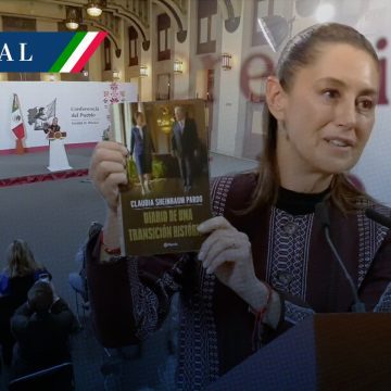 Claudia Sheinbaum - libro Sheinbaum presenta su libro ‘Diario de una transición histórica’