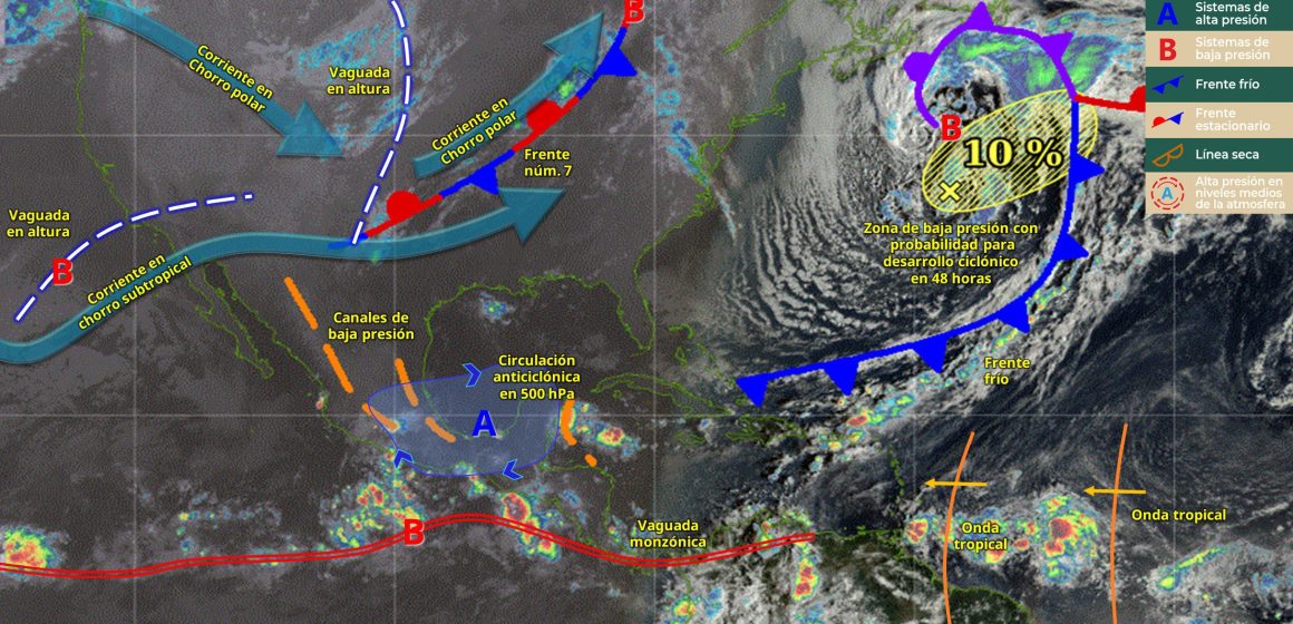 Seguirán lluvias intensas en varios estados del país