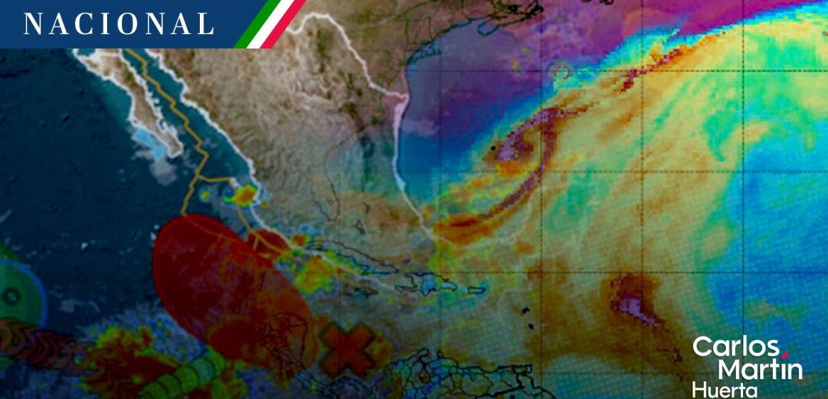 Posible ciclón tropical y vaguada monzónica desatarán lluvias intensas en 6 estados