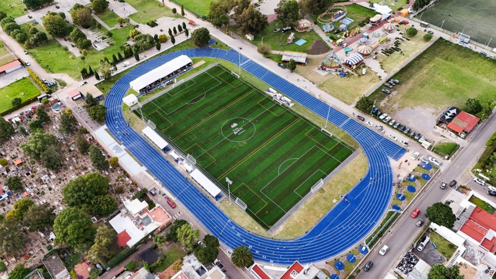 Renuevan Complejo Deportivo Quetzalcóatl: San Andrés Cholula estrena pista, juegos y más 1 Complejo Deportivo Quetzalcoatl San Andres Cholula