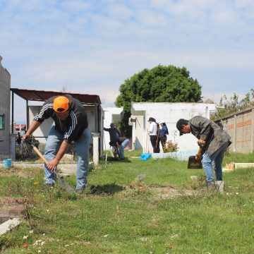 Con acciones de mantenimiento en panteones, Huejotzingo se prepara para el Día de Muertos Con acciones de mantenimiento en panteones, Huejotzingo se prepara para el Día de Muertos