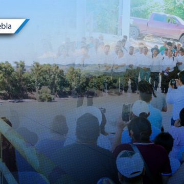 Con módulos de maquinaria se rehabilitan y construyen carreteras en Tenampulco