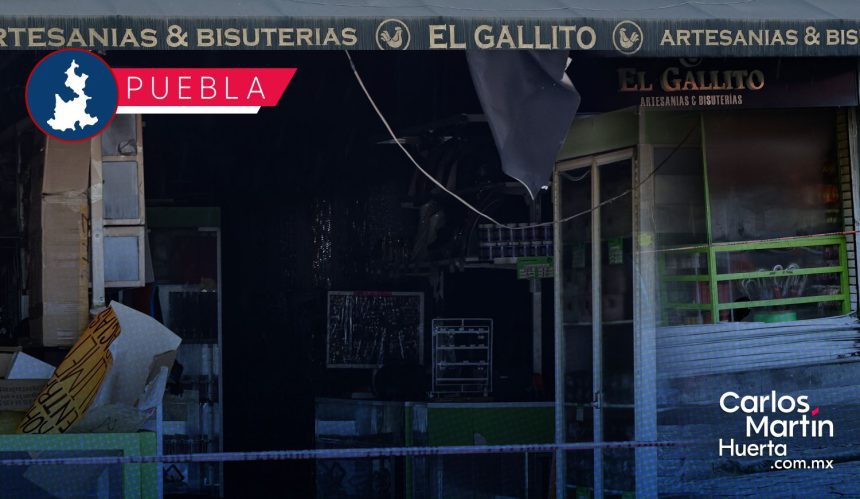 Cortocircuito provoca incendio en tienda El Gallito en el Centro Histórico de Puebla Cortocircuito provoca incendio en tienda “El Gallito” en el Centro Histórico de Puebla