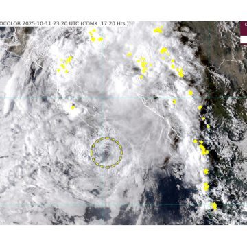 Depresión tropical Raymond Depresión tropical Raymond a horas de impactar en el sur de Baja California Sur