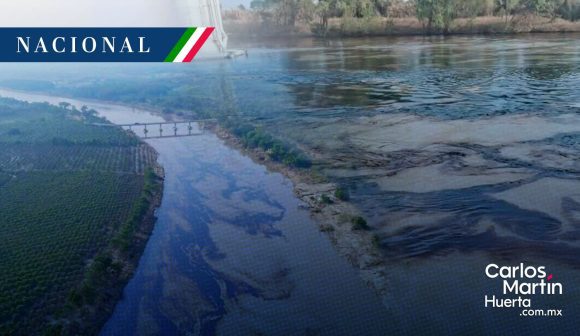 Refuerzan limpieza en el río Pantepec tras derrame de hidrocarburo