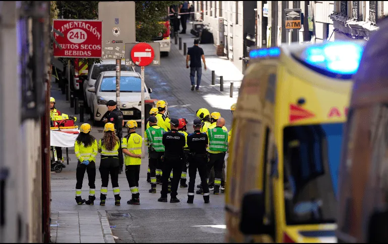 Derrumbe en edificio de Madrid deja tres heridos y cuatro desaparecidos 3