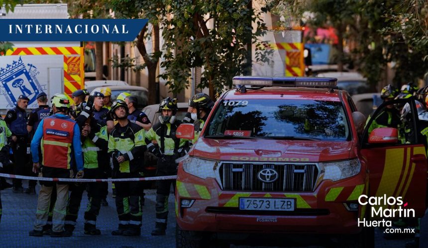 Derrumbe en edificio de Madrid deja tres heridos y cuatro desaparecidos