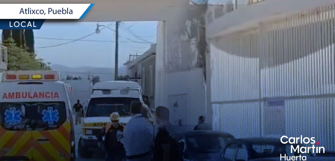 Desprendimiento de techo en secundaria de Atlixco deja seis lesionados Desprendimiento de techo en secundaria de Atlixco deja seis lesionados