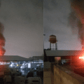 Controlan incendio en taller mecánico de La Ciénega; sin personas lesionadas