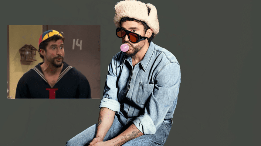 Diseño sin título (41) Bad Bunny sorprende en Saturday Night Live con parodia de El Chavo del 8
