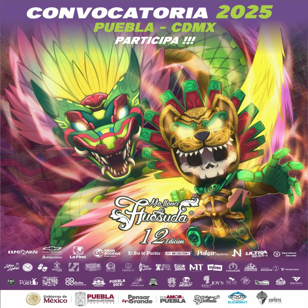 El Zócalo de Puebla recibirá el Festival Me Lleva la Huesuda 2025