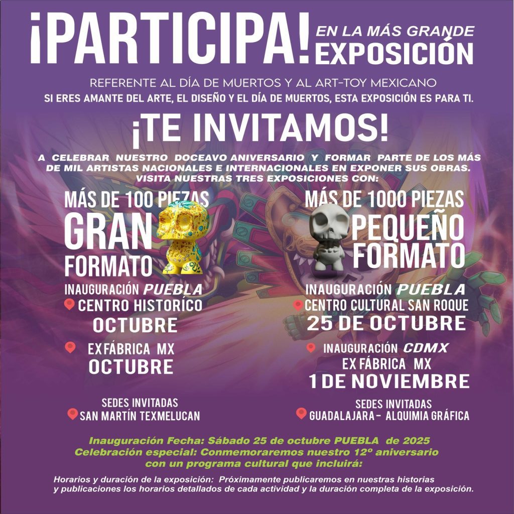 El Zocalo de Puebla recibira el Festival Me Lleva la Huesuda 2025 3