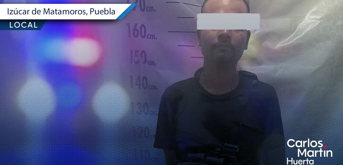 Elemento de la Fiscalía de Puebla es detenido tras golpear a su mujer en Izúcar de Matamoros