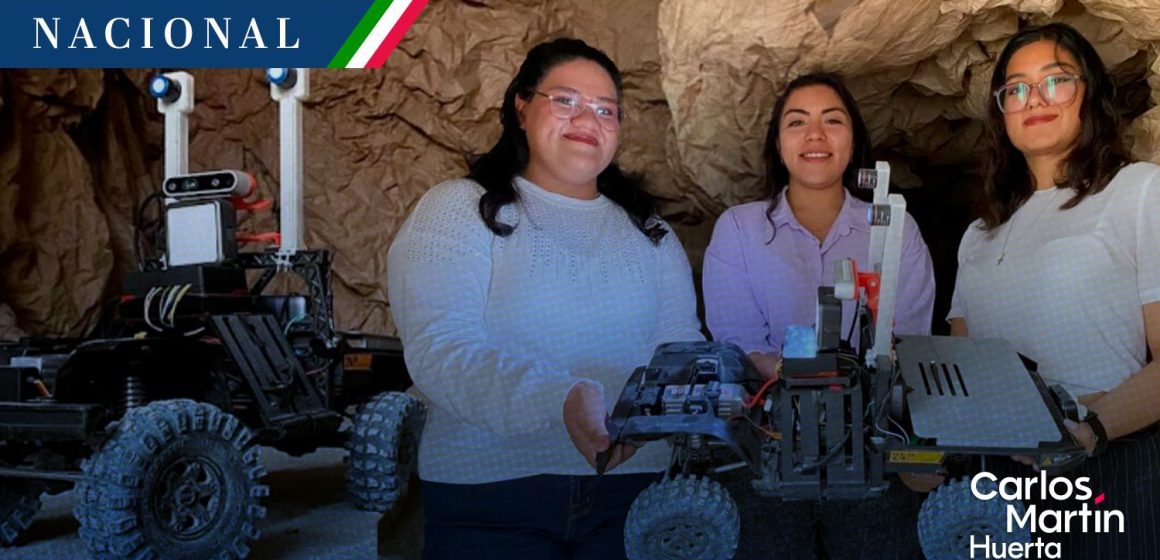 Estudiantes del IPN desarrollan robot explorador para mapear minas y detectar gases tóxicos